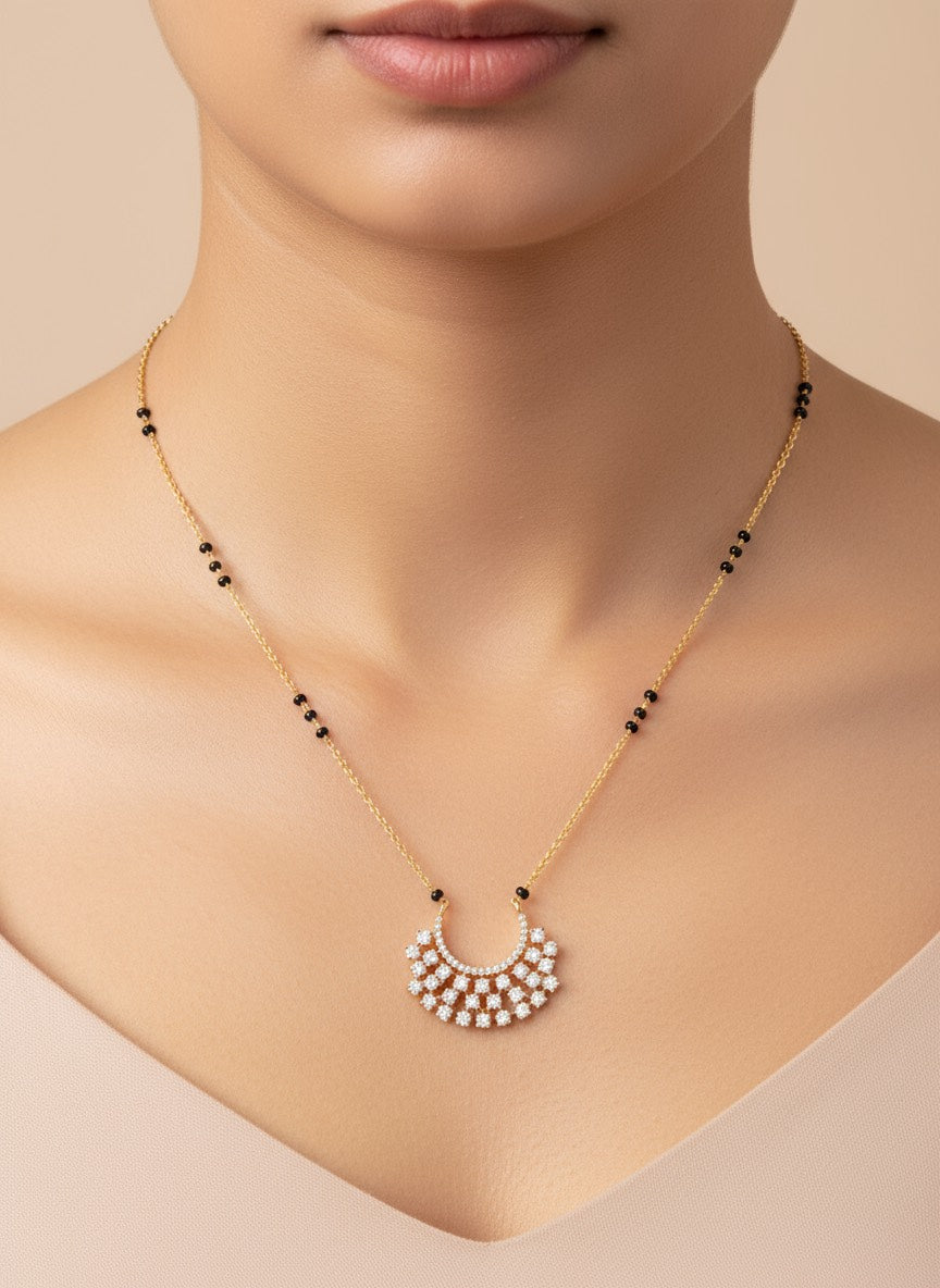 Ahana Diamond Mangal Sutra