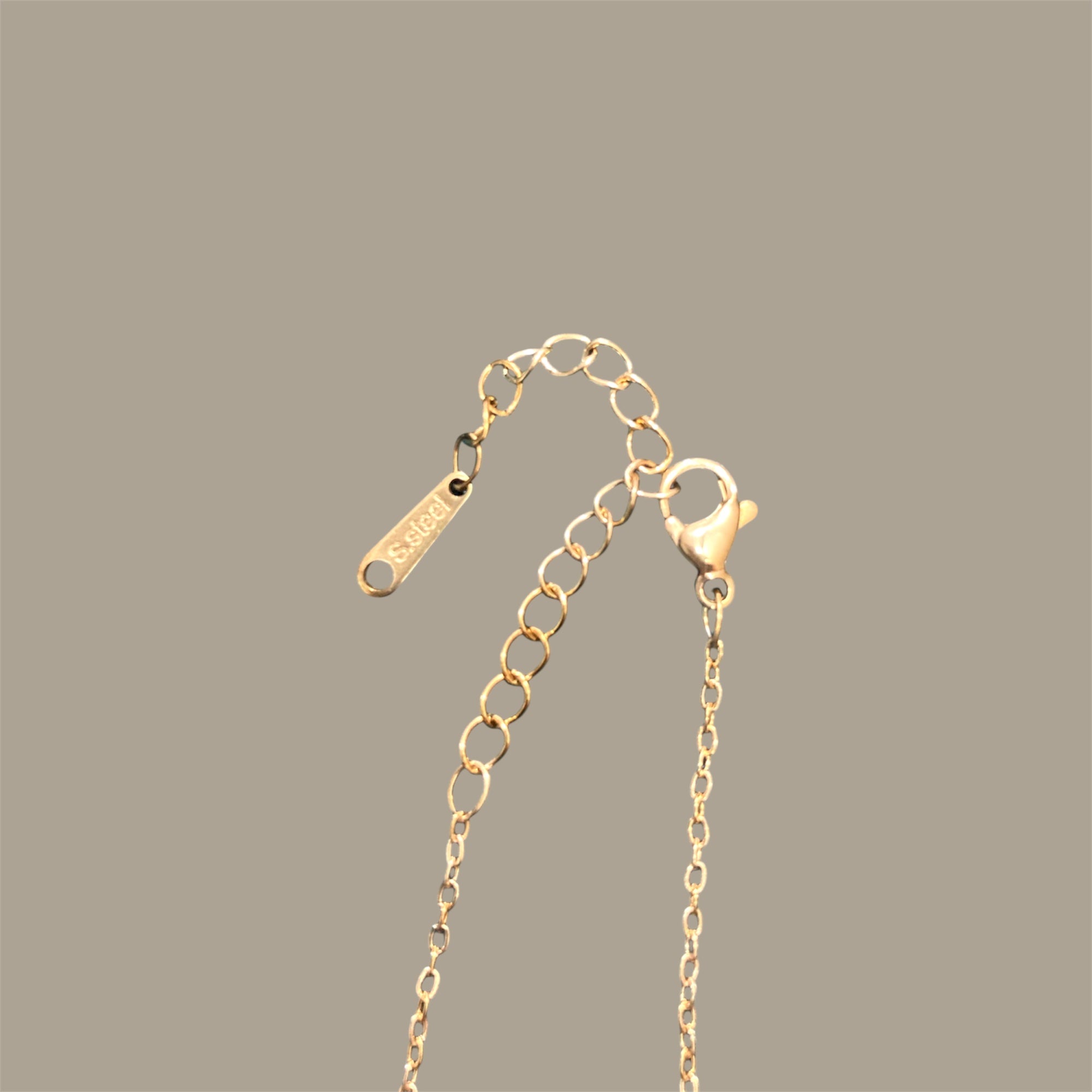 Golden Cherry Pendant Necklace